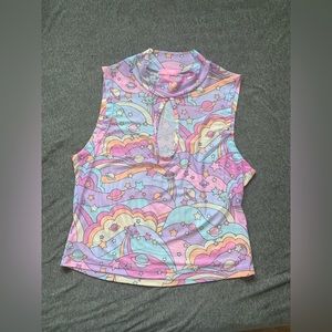 Dolls kill sugar Thrillz mesh top